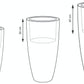 FIBERGLASS vazonas 95001